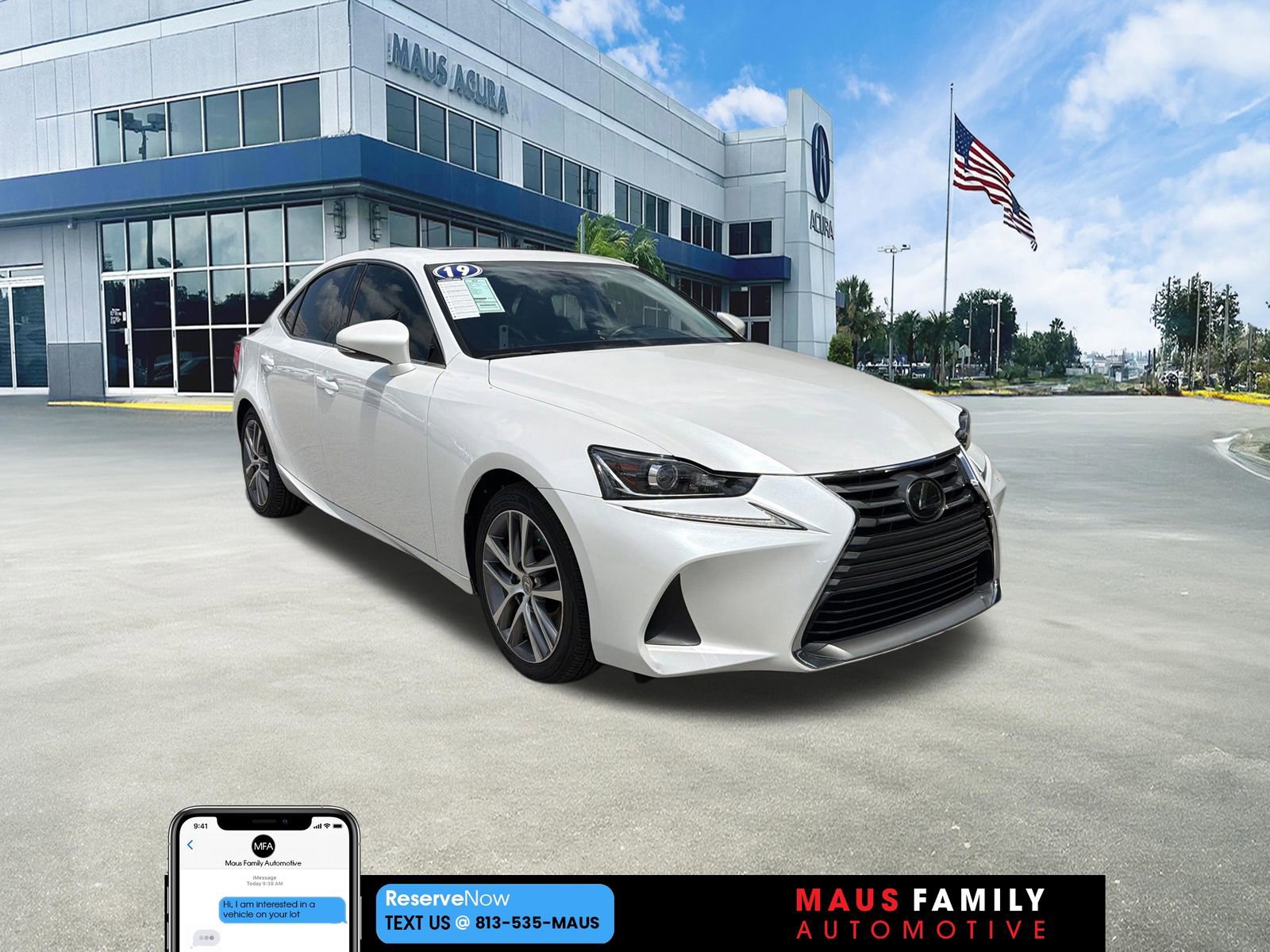 Used 2019 Lexus IS 300 w/ Accessory Package 2 RWD image 1