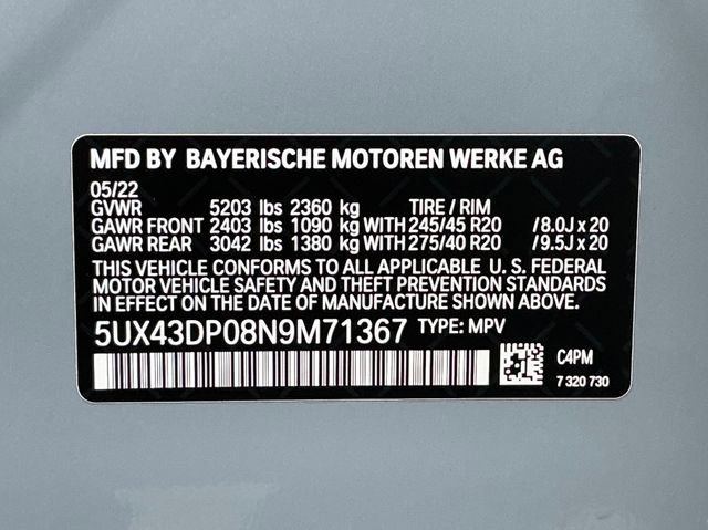 Used 2022 BMW X3 sDrive30i w/ M Sport Package 2 RWD image 33