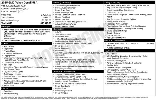 Used 2025 GMC Yukon Denali RWD image 14