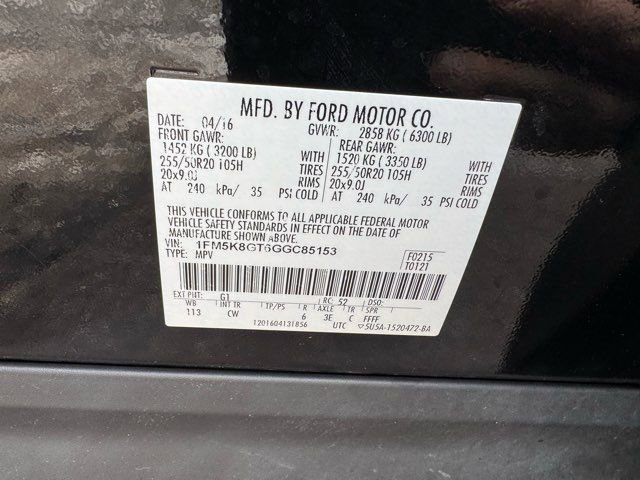 Used 2016 Ford Explorer Sport w/ Equipment Group 401A image 11