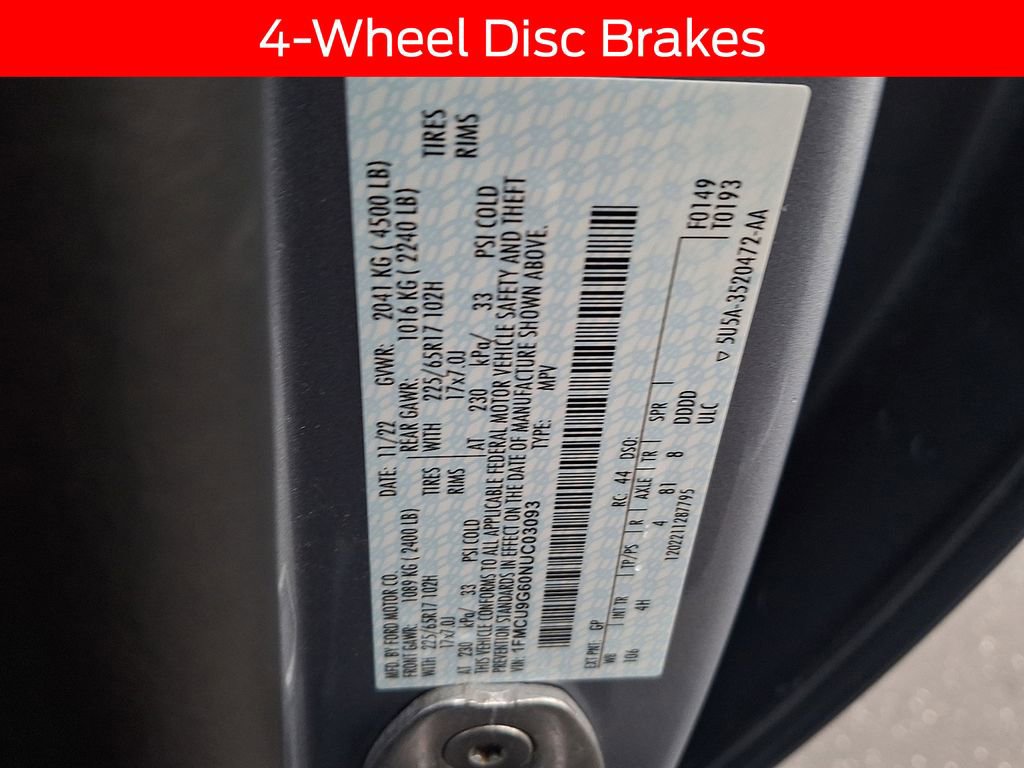 Used 2022 Ford Escape SE w/ Cold Weather Package image 26