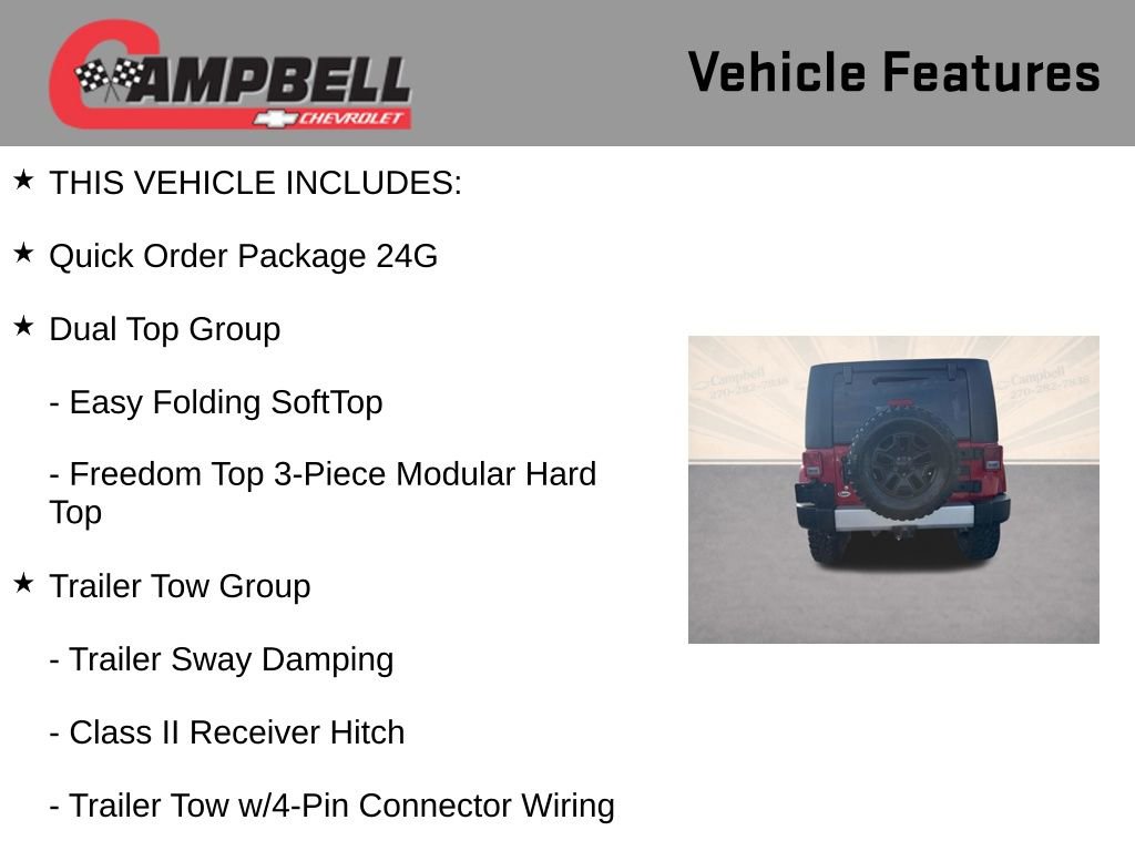 Used 2010 Jeep Wrangler Unlimited Sahara w/ Dual Top Group image 5