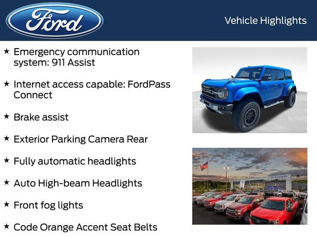 Certified 2025 Ford Bronco Raptor w/ Interior Carbon Fiber Pack AWD/4WD image 8