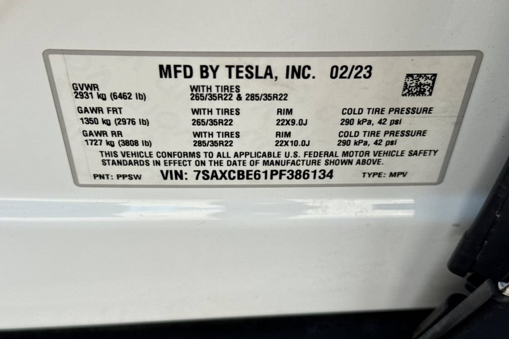 Used 2023 Tesla Model X Plaid AWD/4WD image 37