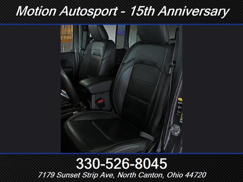 Used 2021 Jeep Wrangler Unlimited Sahara w/ Uconnect 4C Nav & Sound Group AWD/4WD image 33