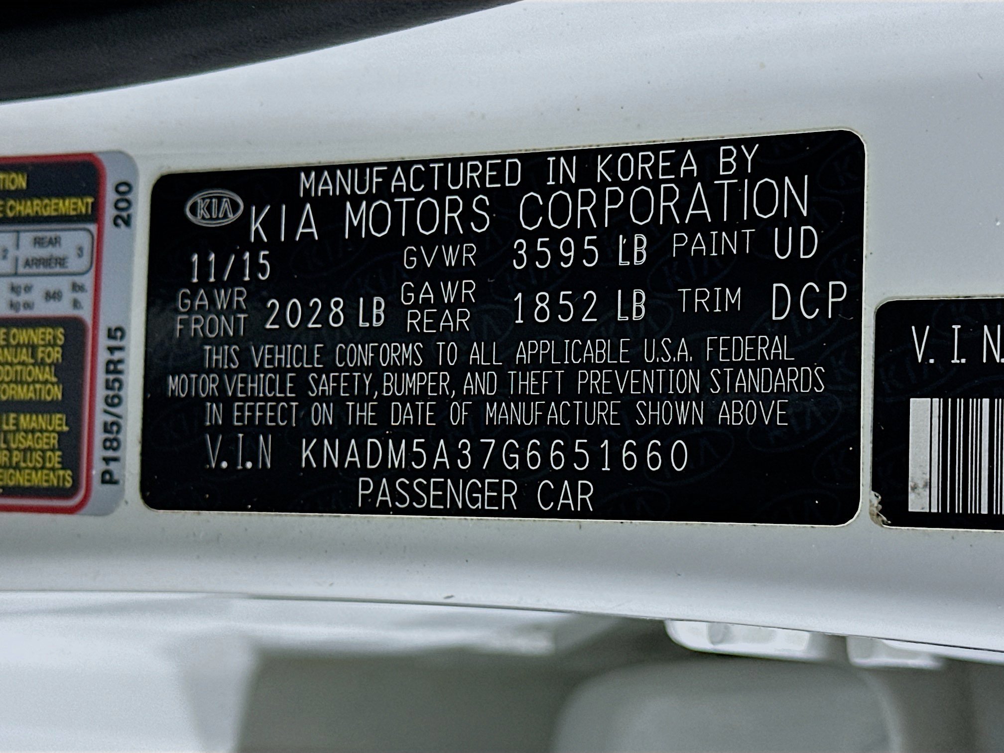 Used 2016 Kia Rio LX w/ Power Package FWD image 12