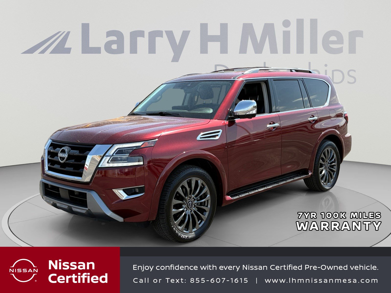 Certified 2024 Nissan Armada Platinum w/ Captain's Chairs Package