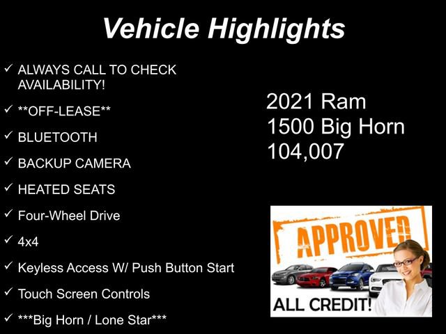 Used 2021 RAM 1500 Big Horn AWD/4WD image 9