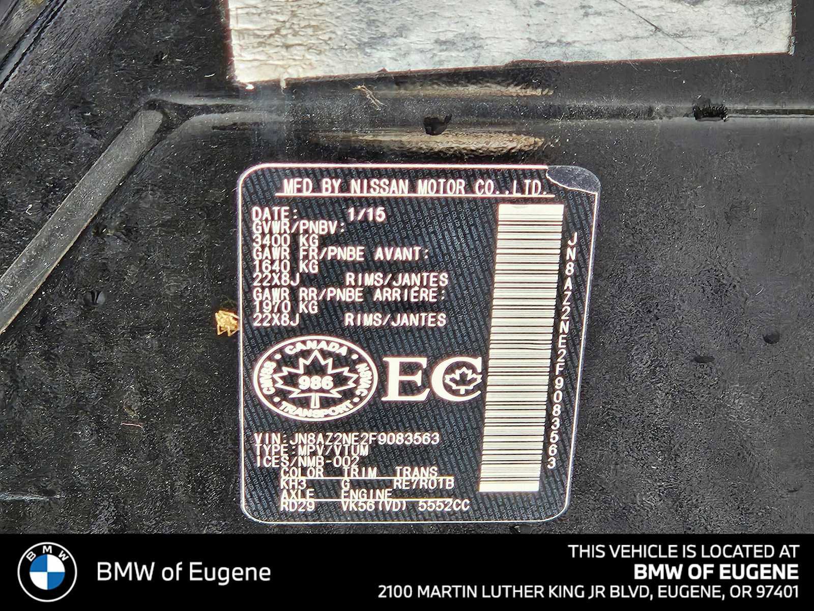 Used 2015 INFINITI QX80 4WD image 26