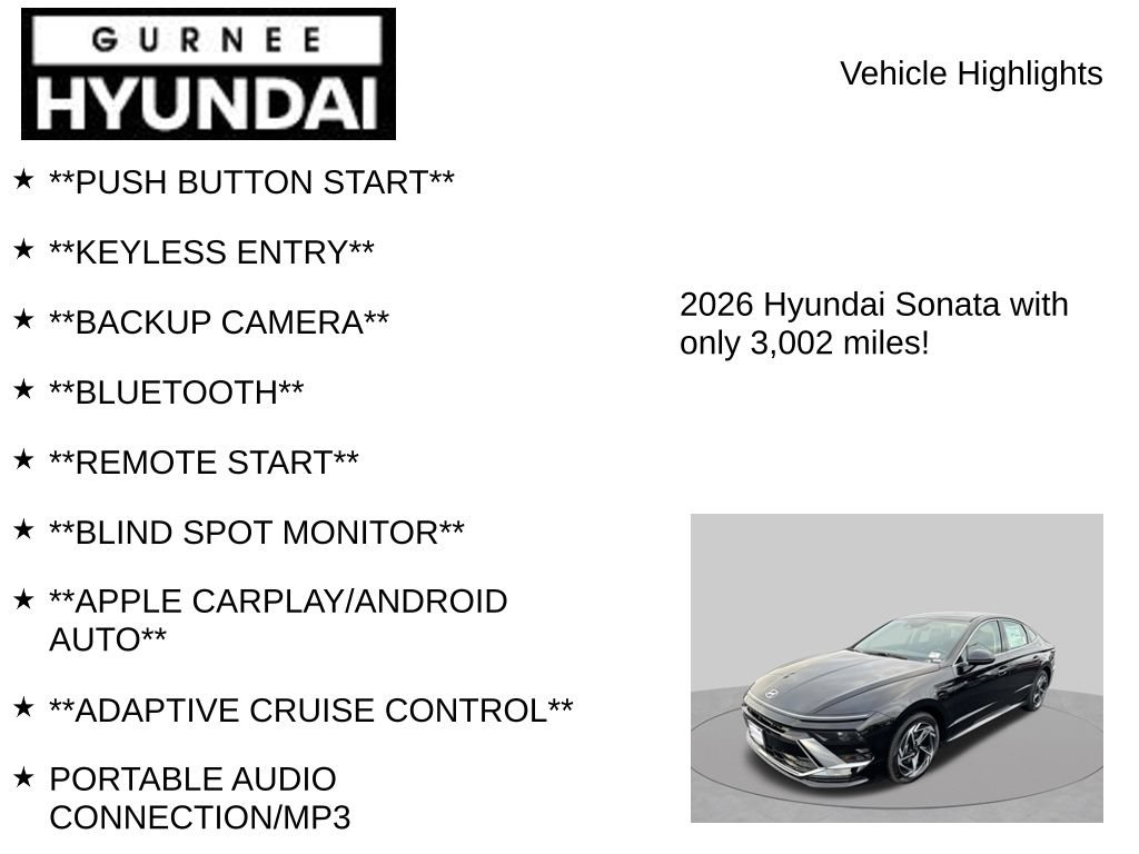 Used 2026 Hyundai Sonata SEL FWD image 7