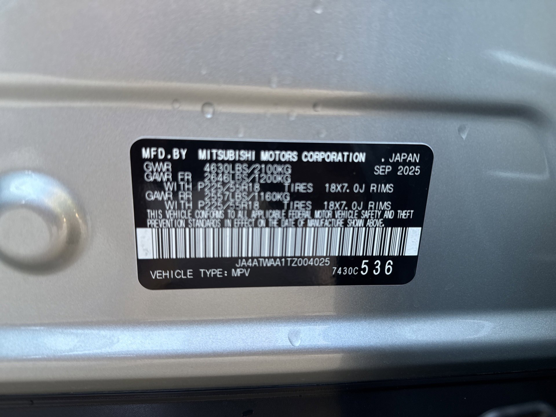 New 2026 Mitsubishi Eclipse Cross Black Edition image 10