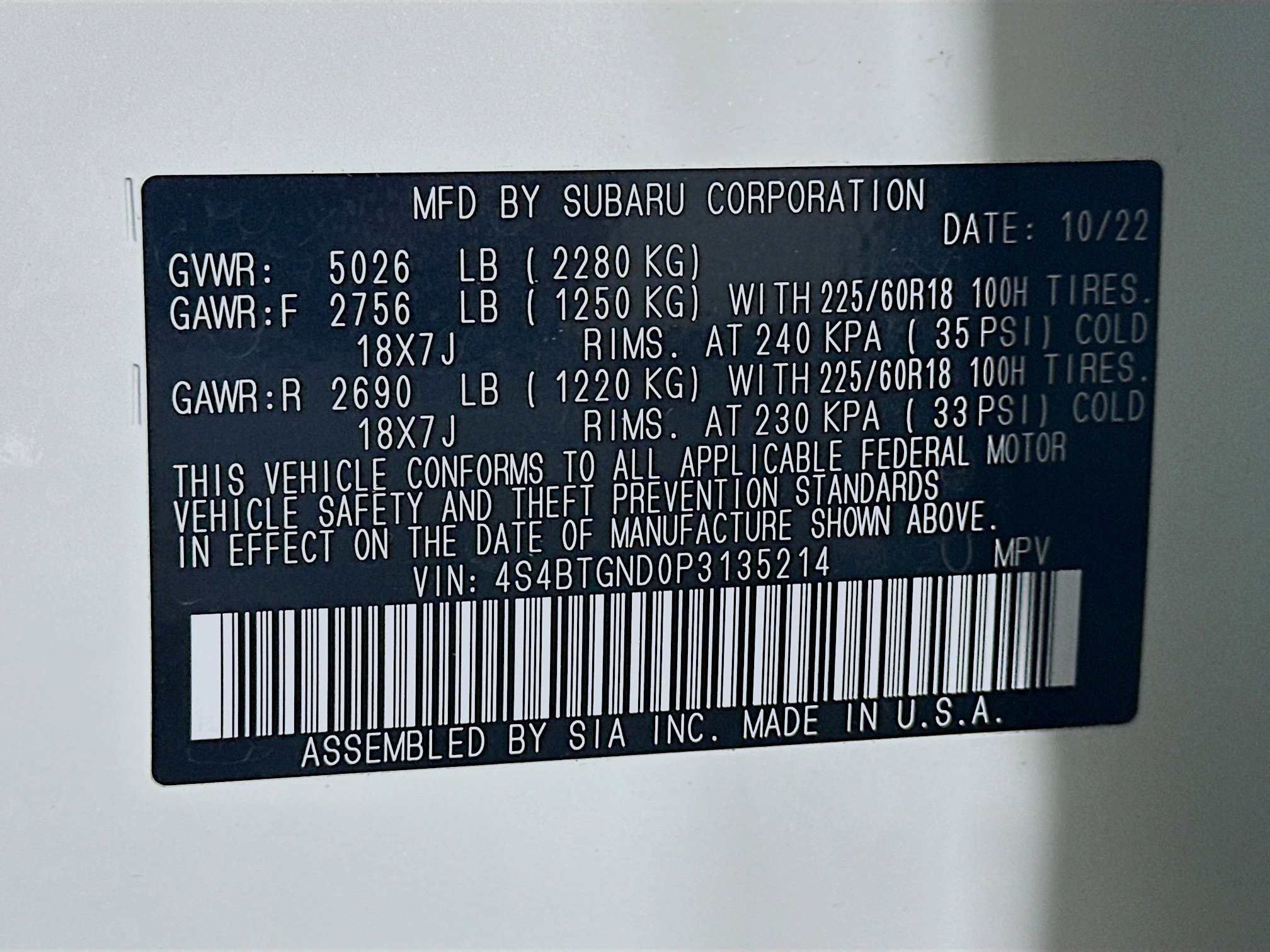 Used 2023 Subaru Outback Limited XT image 12