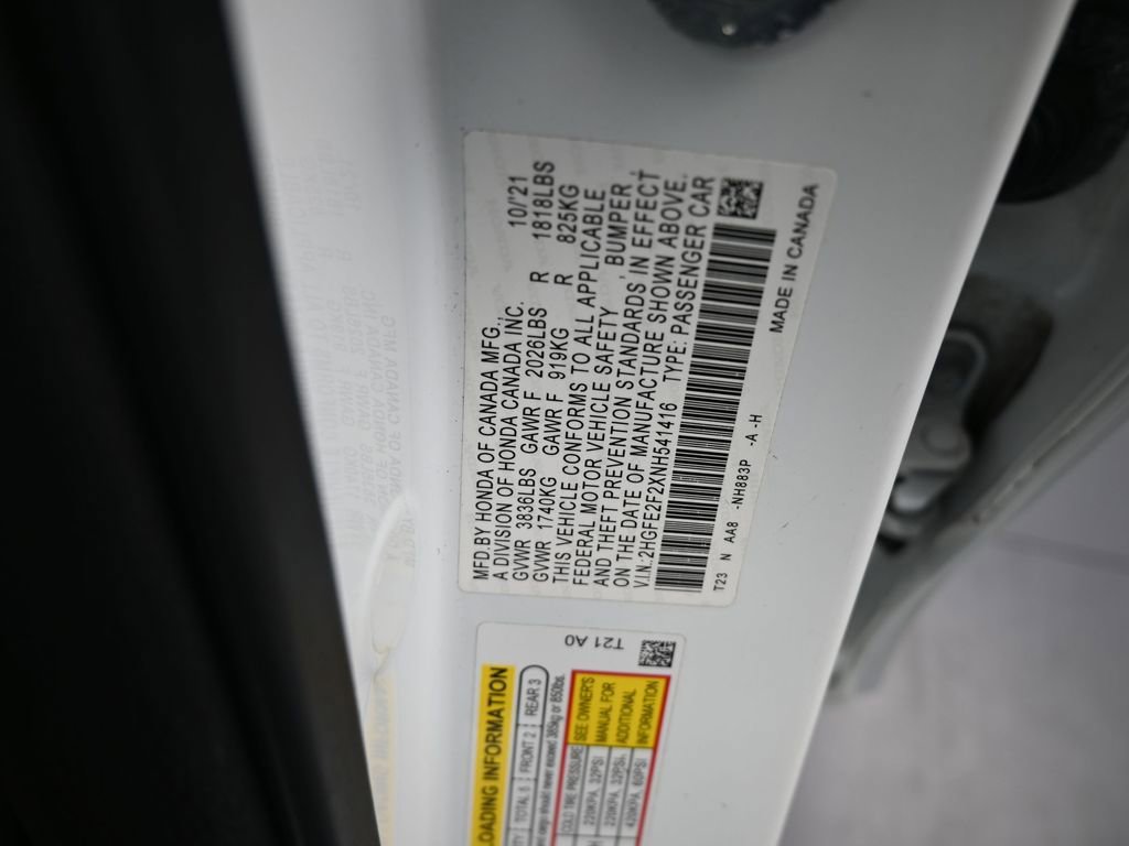 Used 2022 Honda Civic LX image 17