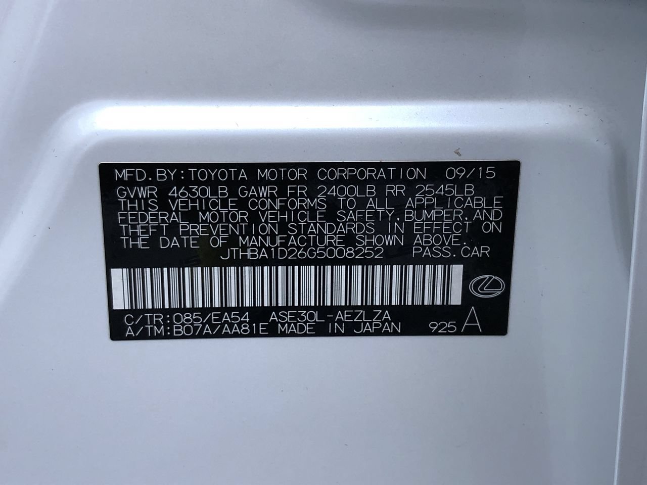 Used 2016 Lexus IS 200t RWD image 45