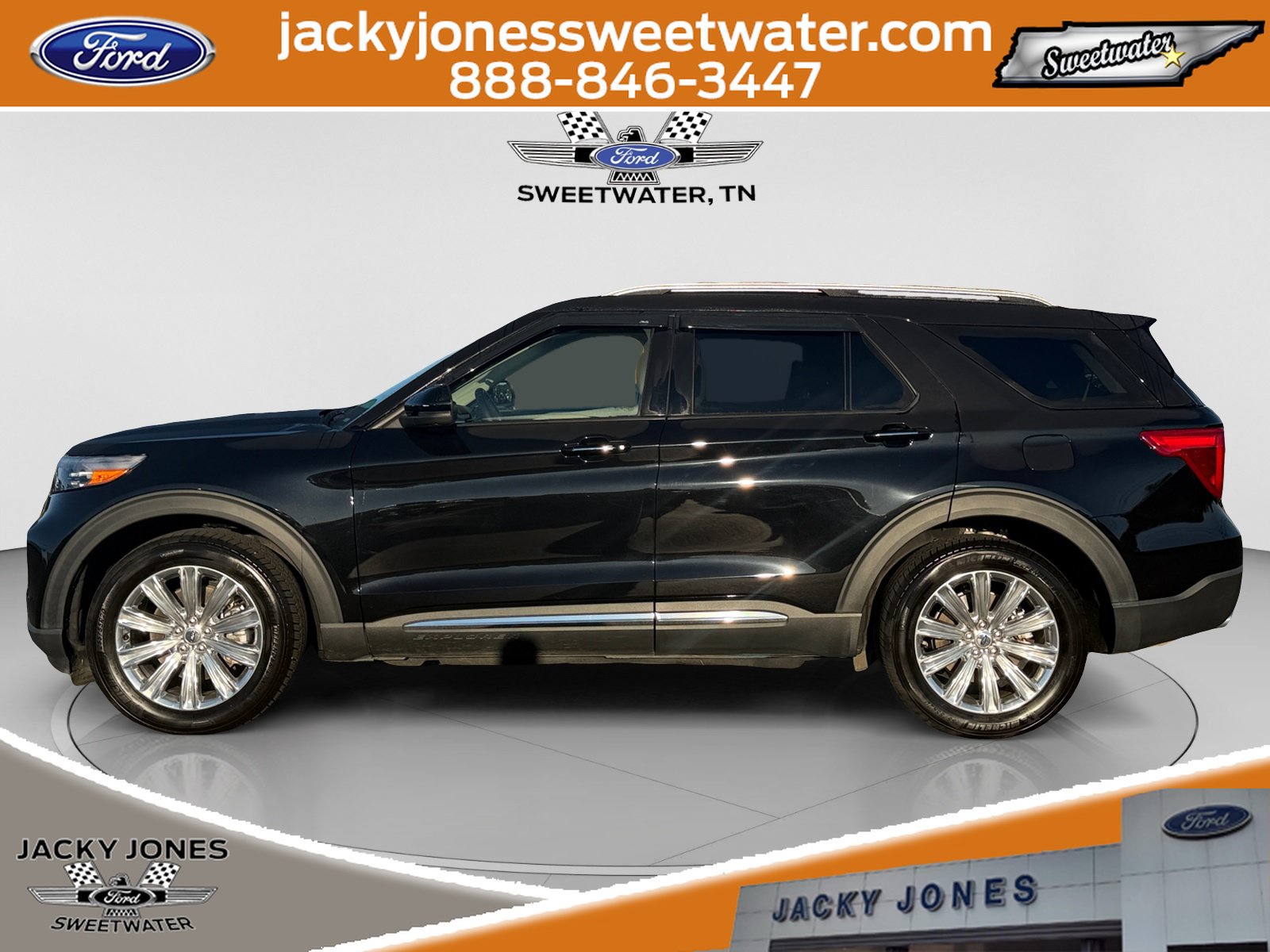 Certified 2021 Ford Explorer Limited w/ Hybrid Equipment Group 310A RWD image 2