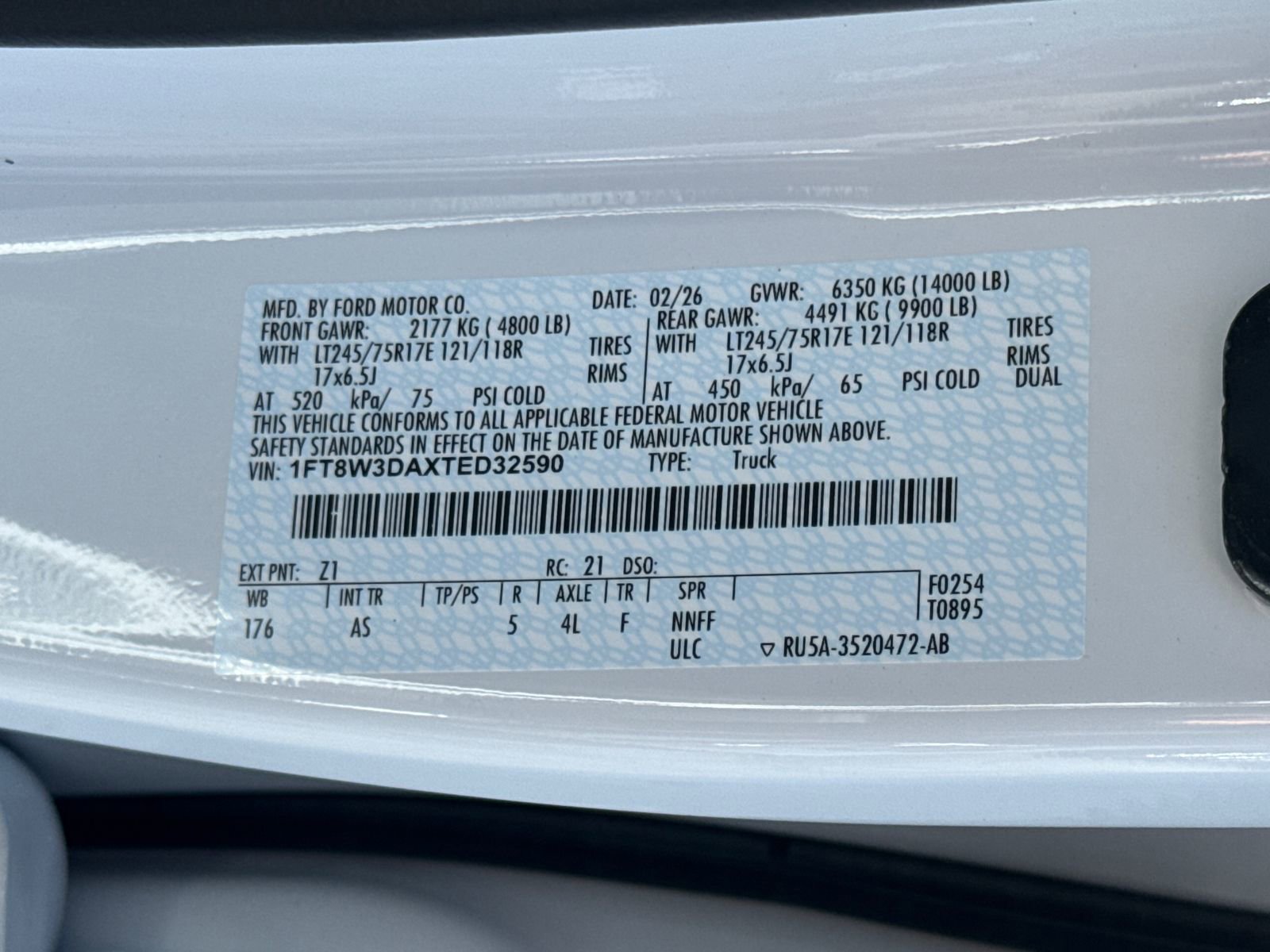New 2026 Ford F350 XL w/ XL Chrome Package image 32