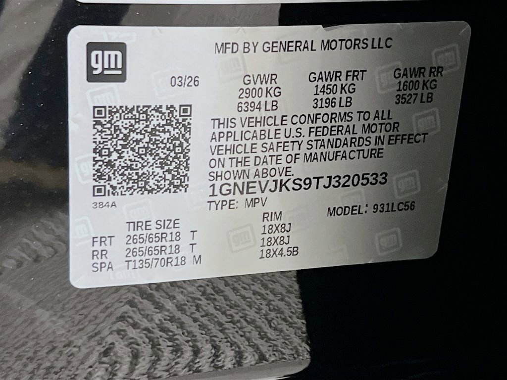 New 2026 Chevrolet Traverse Z71 w/ Enhanced Driving Package AWD/4WD image 33