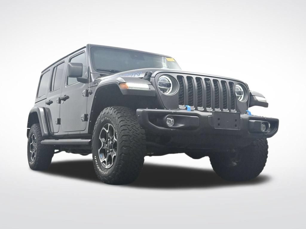 Used 2021 Jeep Wrangler Unlimited Rubicon 4xe w/ Steel Bumper Group AWD/4WD image 32