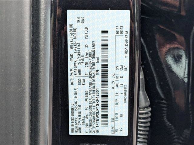 New 2025 Ford F150 XLT w/ Equipment Group 302A MID image 17