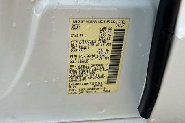 Used 2017 Nissan Frontier SV image 29