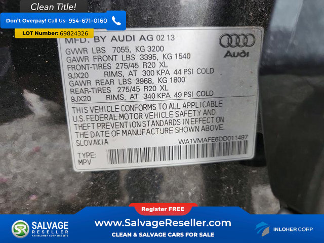 Used 2013 Audi Q7 TDI Prestige AWD/4WD image 17