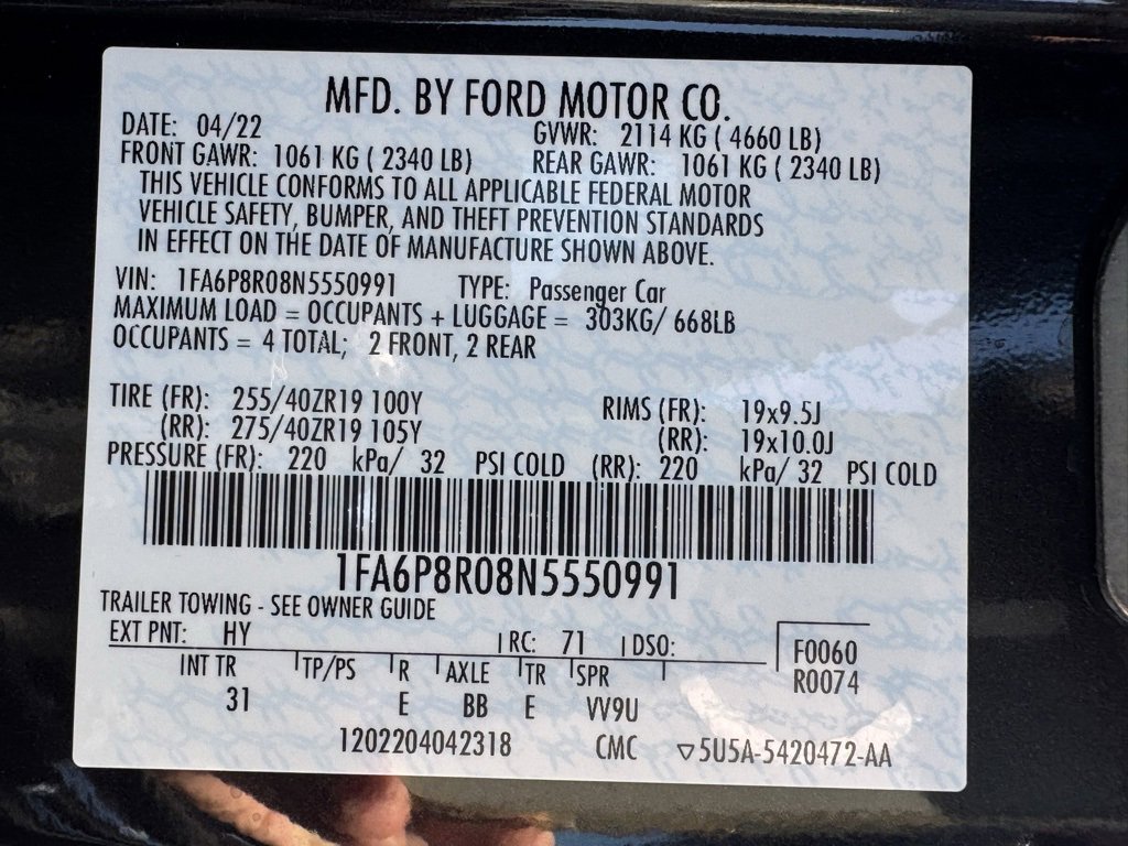 Used 2022 Ford Mustang Mach 1 image 39