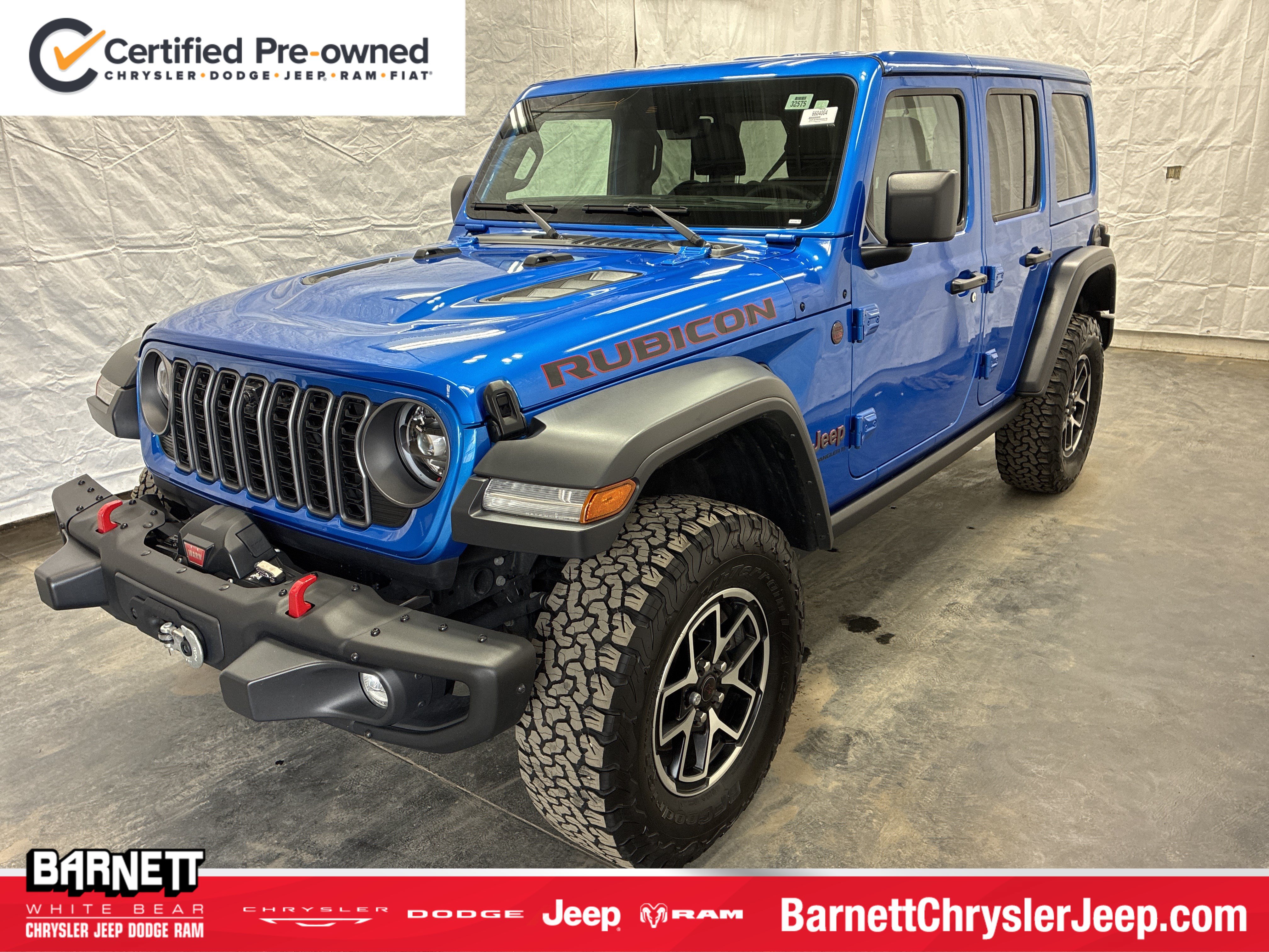 Certified 2025 Jeep Wrangler Unlimited Rubicon w/ Safety Group