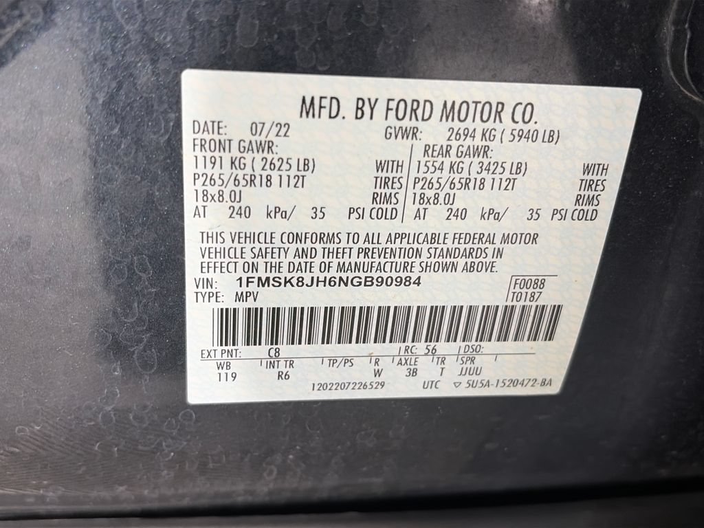 Certified 2022 Ford Explorer Timberline AWD/4WD image 9