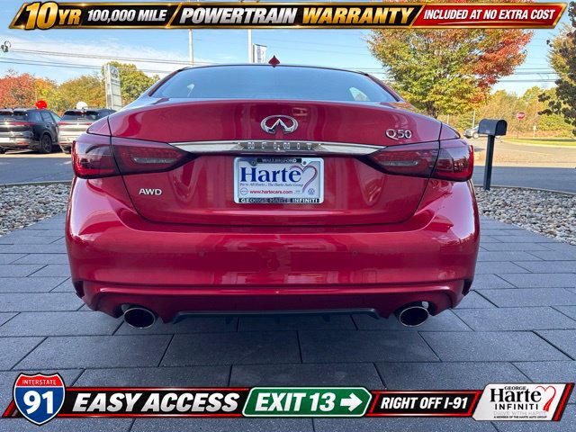 Used 2022 INFINITI Q50 Luxe w/ Cargo Package AWD/4WD image 28
