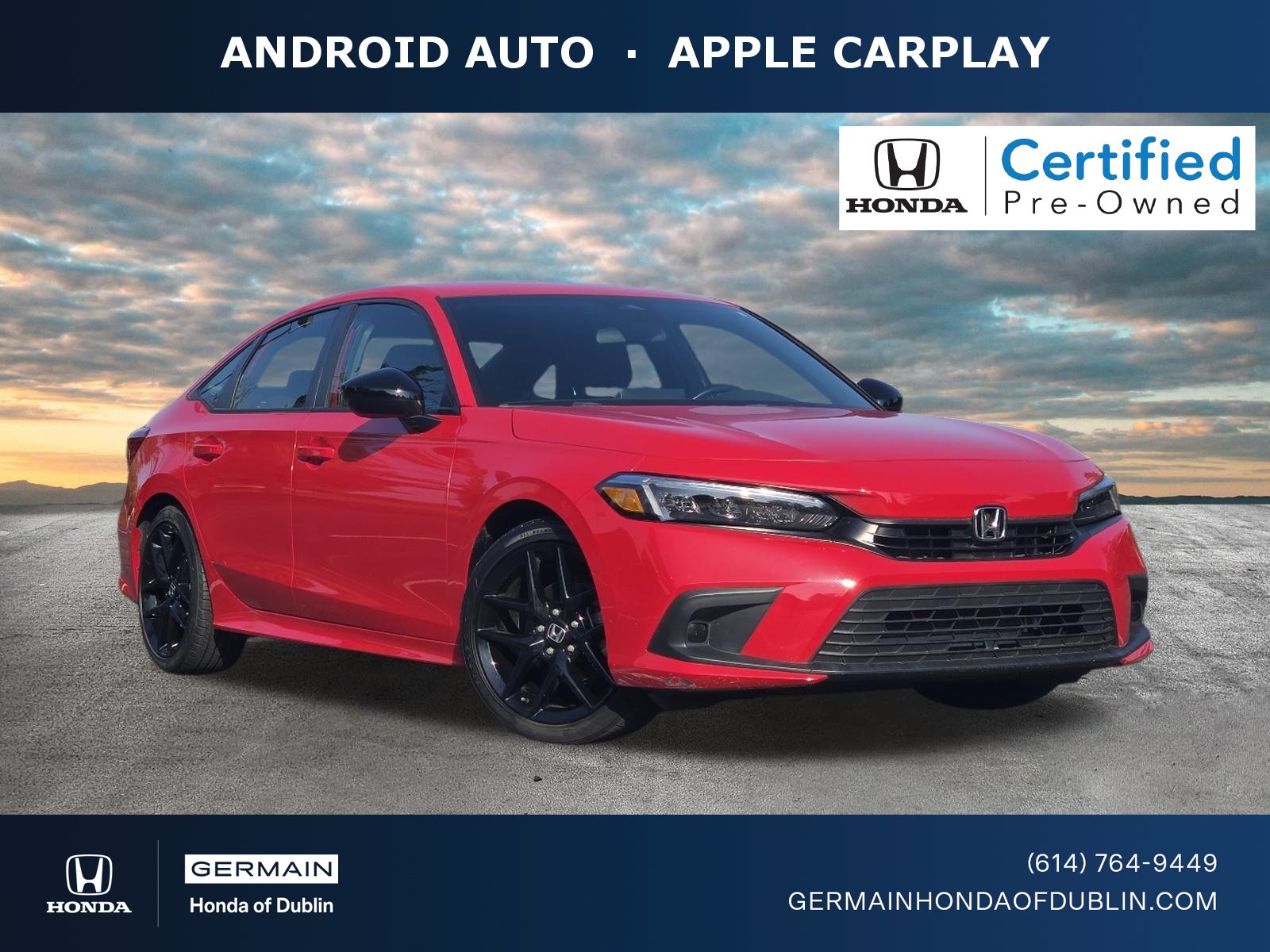 Certified 2023 Honda Civic Sport