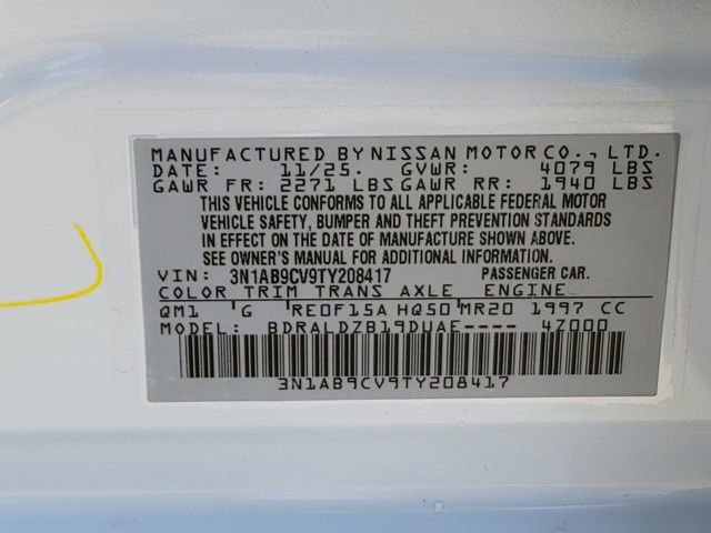 New 2026 Nissan Sentra SV w/ SV Convenience Package image 11