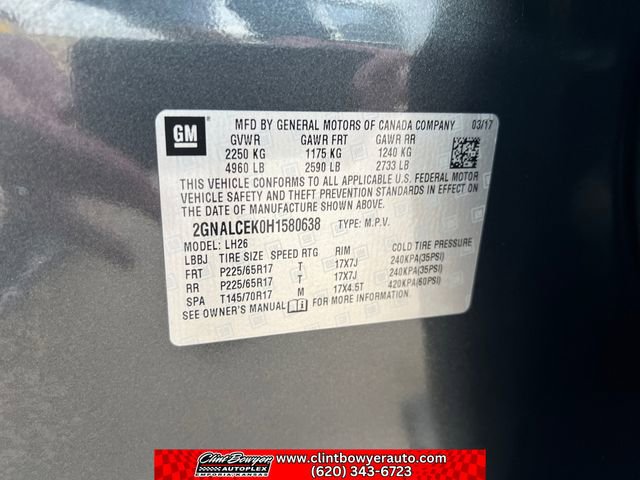 Used 2017 Chevrolet Equinox LT w/ Convenience Package image 26