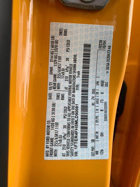 Used 2021 Ford Ranger Lariat w/ Equipment Group 501A High image 24