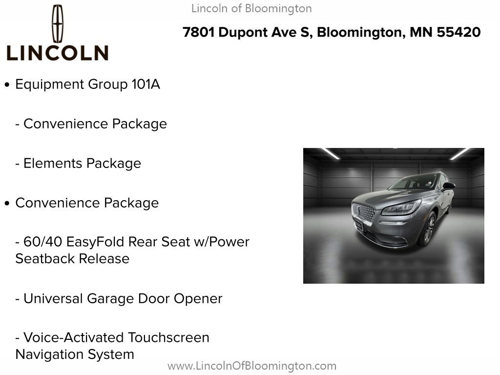 Used 2022 Lincoln Corsair AWD w/ Equipment Group 101A image 6