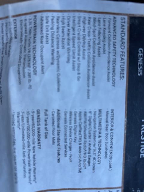 Used 2023 Genesis GV80 3.5T w/ Prestige Package image 32