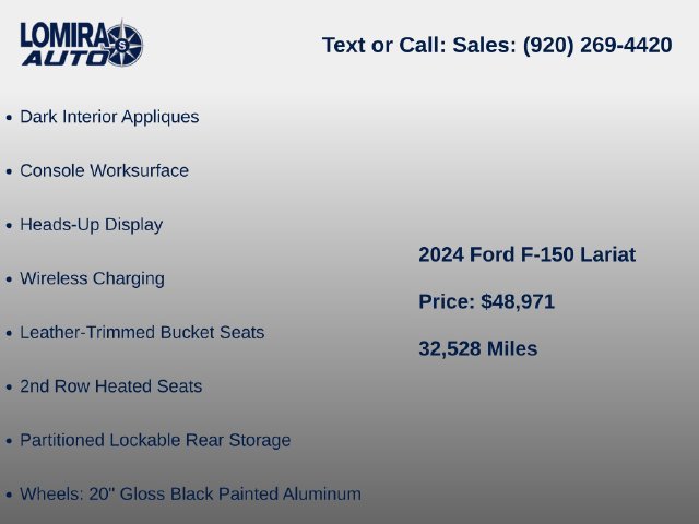 Used 2024 Ford F150 Lariat w/ Equipment Group 502A High AWD/4WD image 11