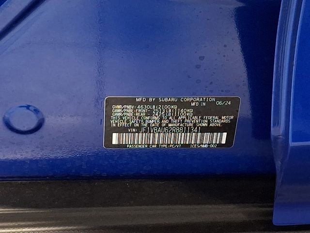 Certified 2024 Subaru WRX GT image 28