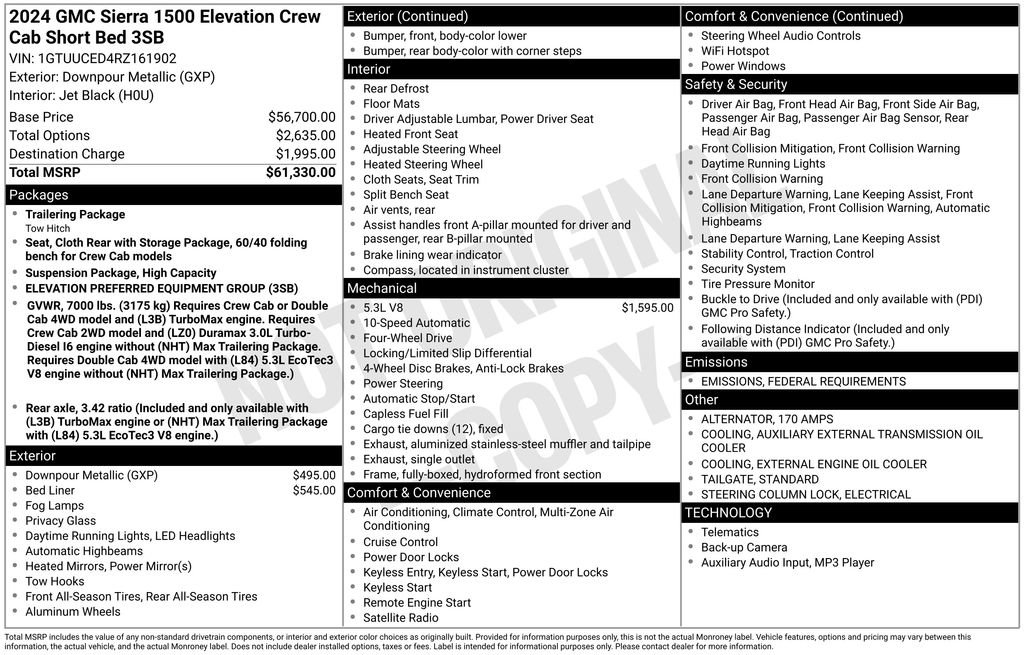 Used 2024 GMC Sierra 1500 Elevation image 2