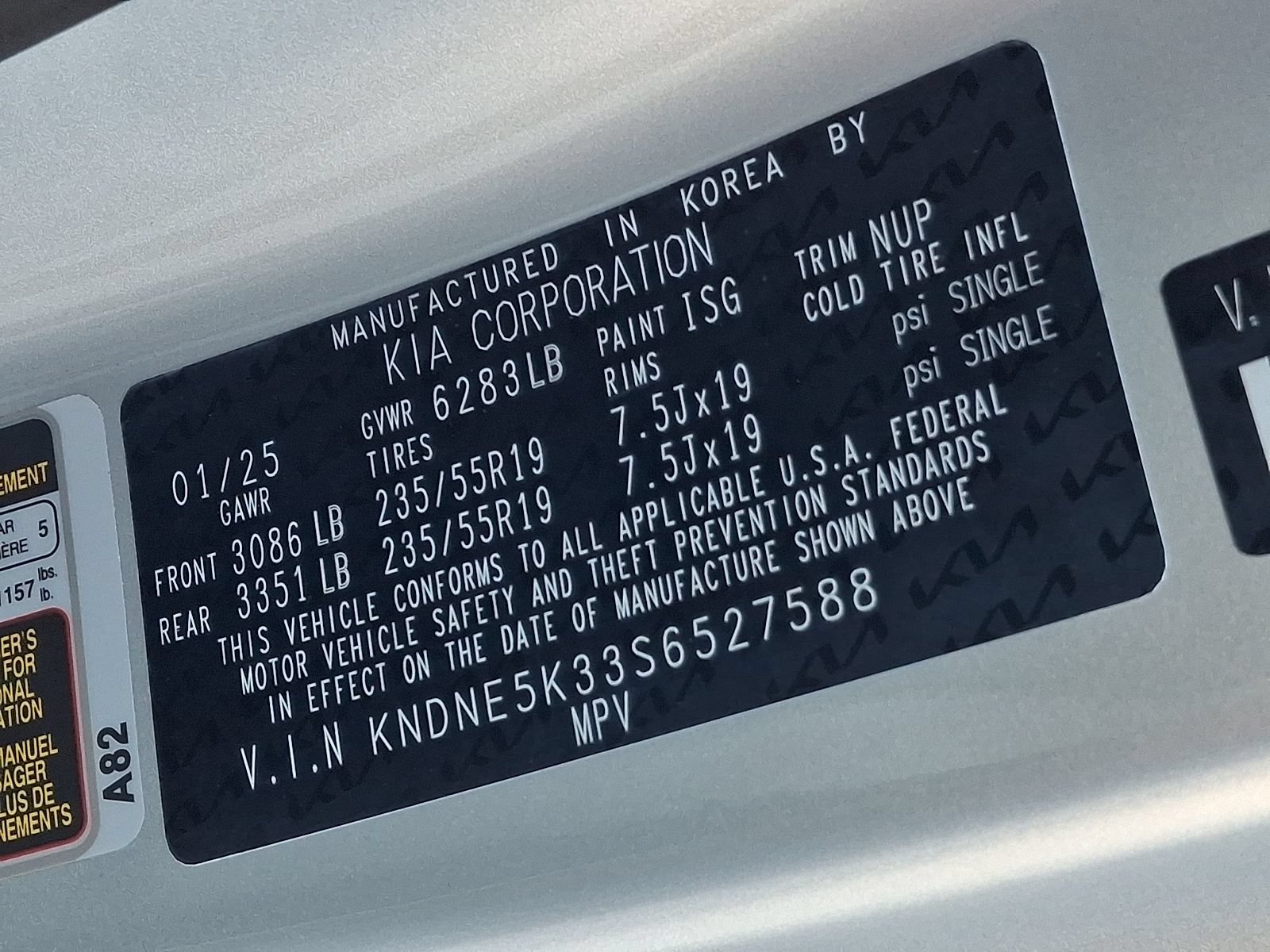 New 2025 Kia Carnival SX Prestige FWD image 23