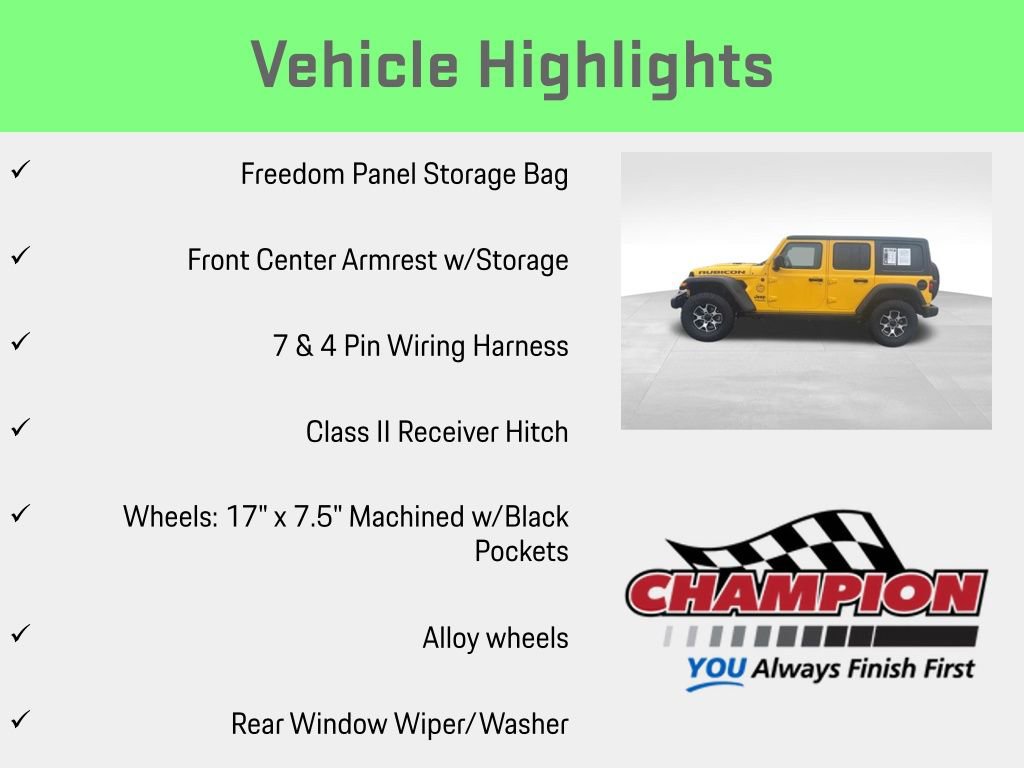 Used 2021 Jeep Wrangler Unlimited Rubicon w/ Cold Weather Group image 24