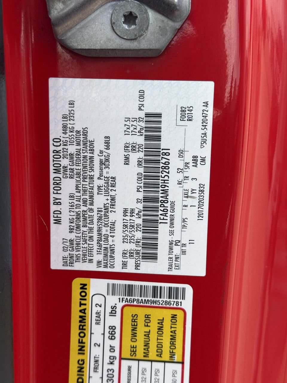 Certified 2017 Ford Mustang Coupe RWD image 30