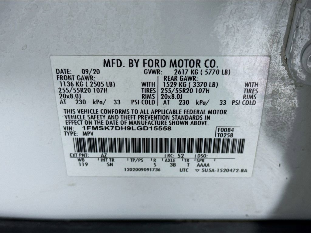 Used 2020 Ford Explorer XLT w/ Equipment Group 202A image 43