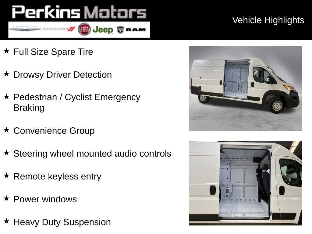 New 2026 RAM ProMaster 2500 w/ Convenience Group image 2