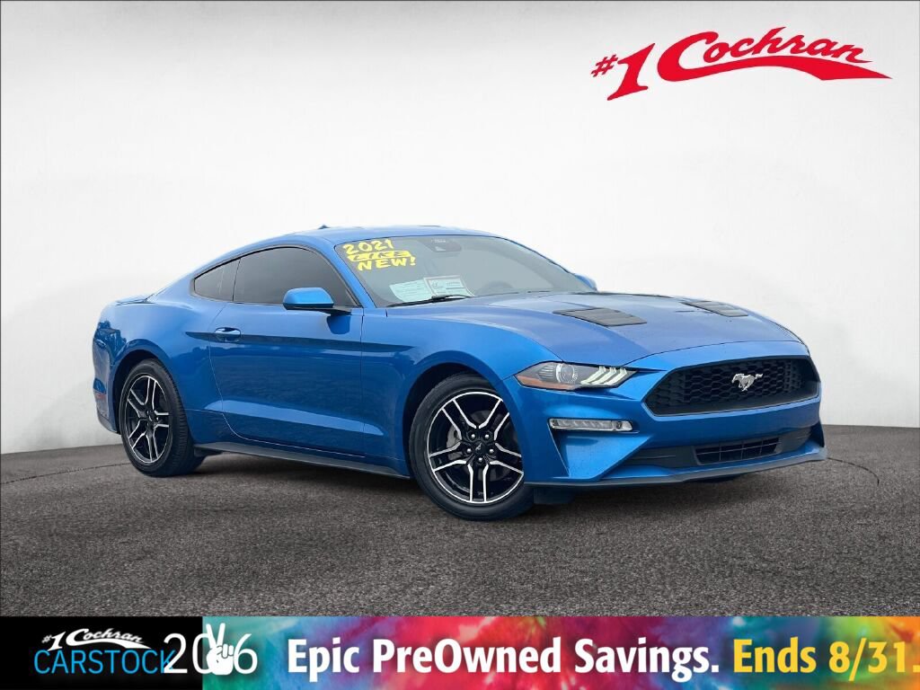 Used 2021 Ford Mustang Premium RWD image 1