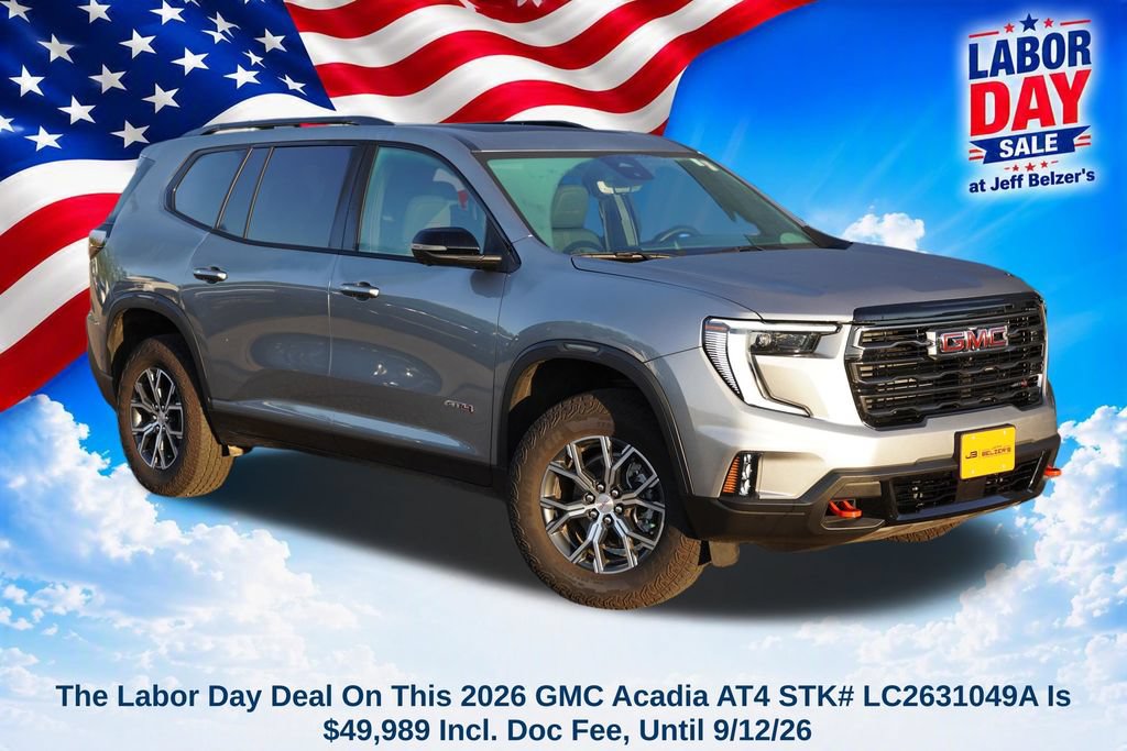 Certified 2026 GMC Acadia AT4 w/ Luxury Package