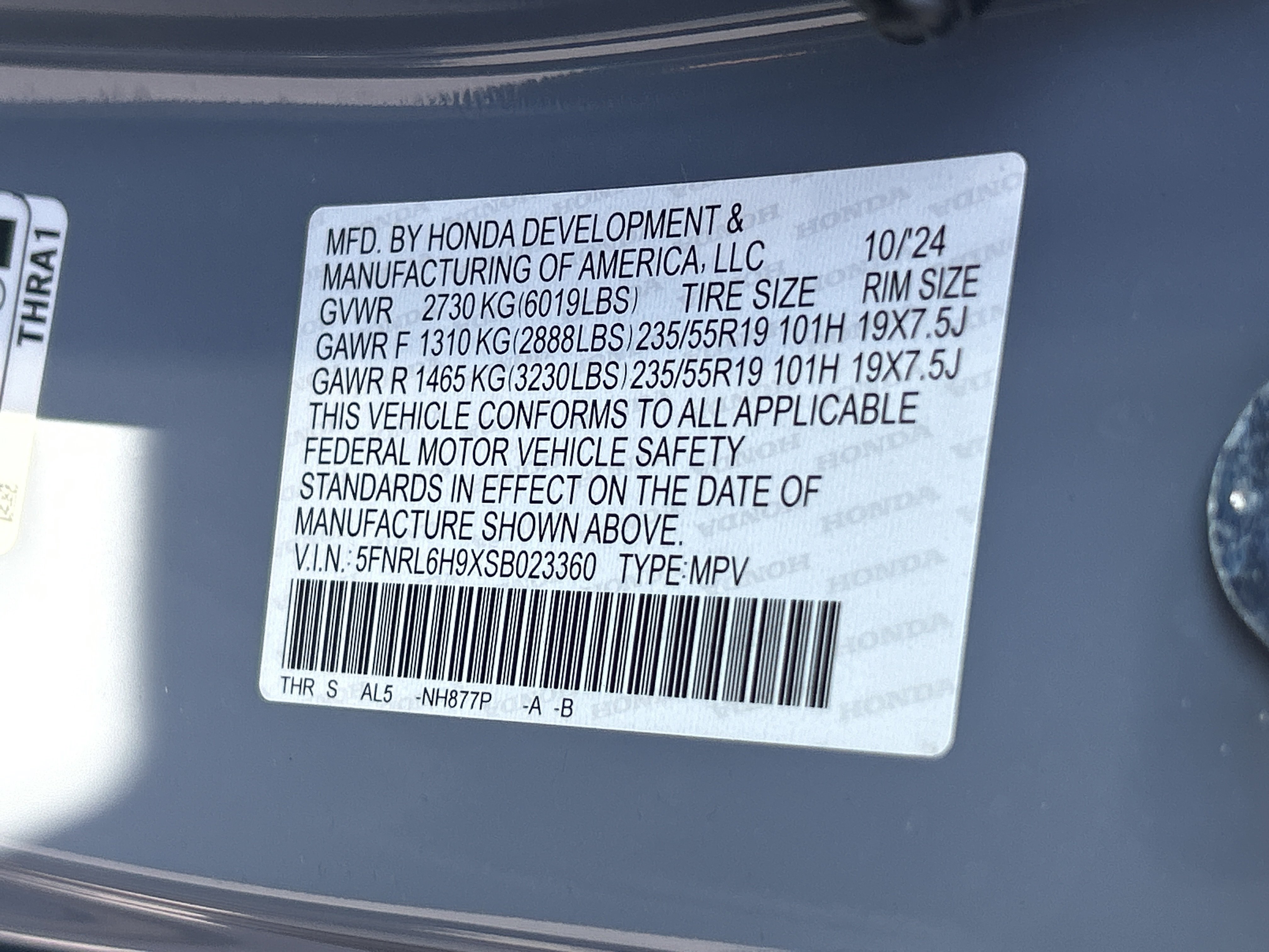 Certified 2025 Honda Odyssey Elite image 36