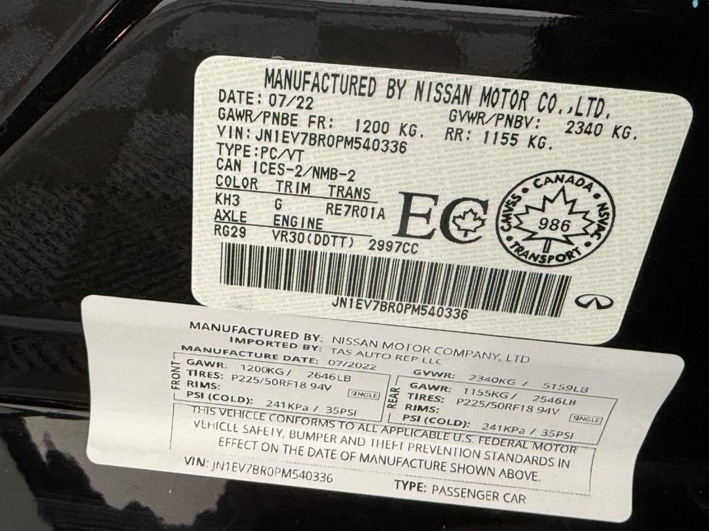 Used 2023 INFINITI Q50 Luxe AWD/4WD image 30