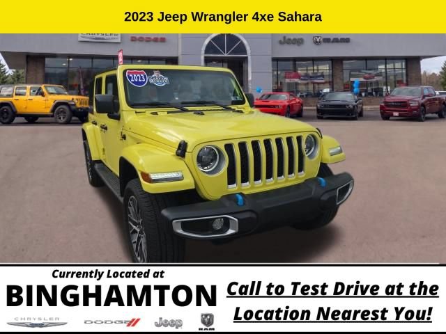 Used 2023 Jeep Wrangler Unlimited Sahara AWD/4WD image 1
