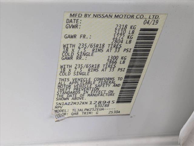 Used 2019 Nissan Murano S image 17