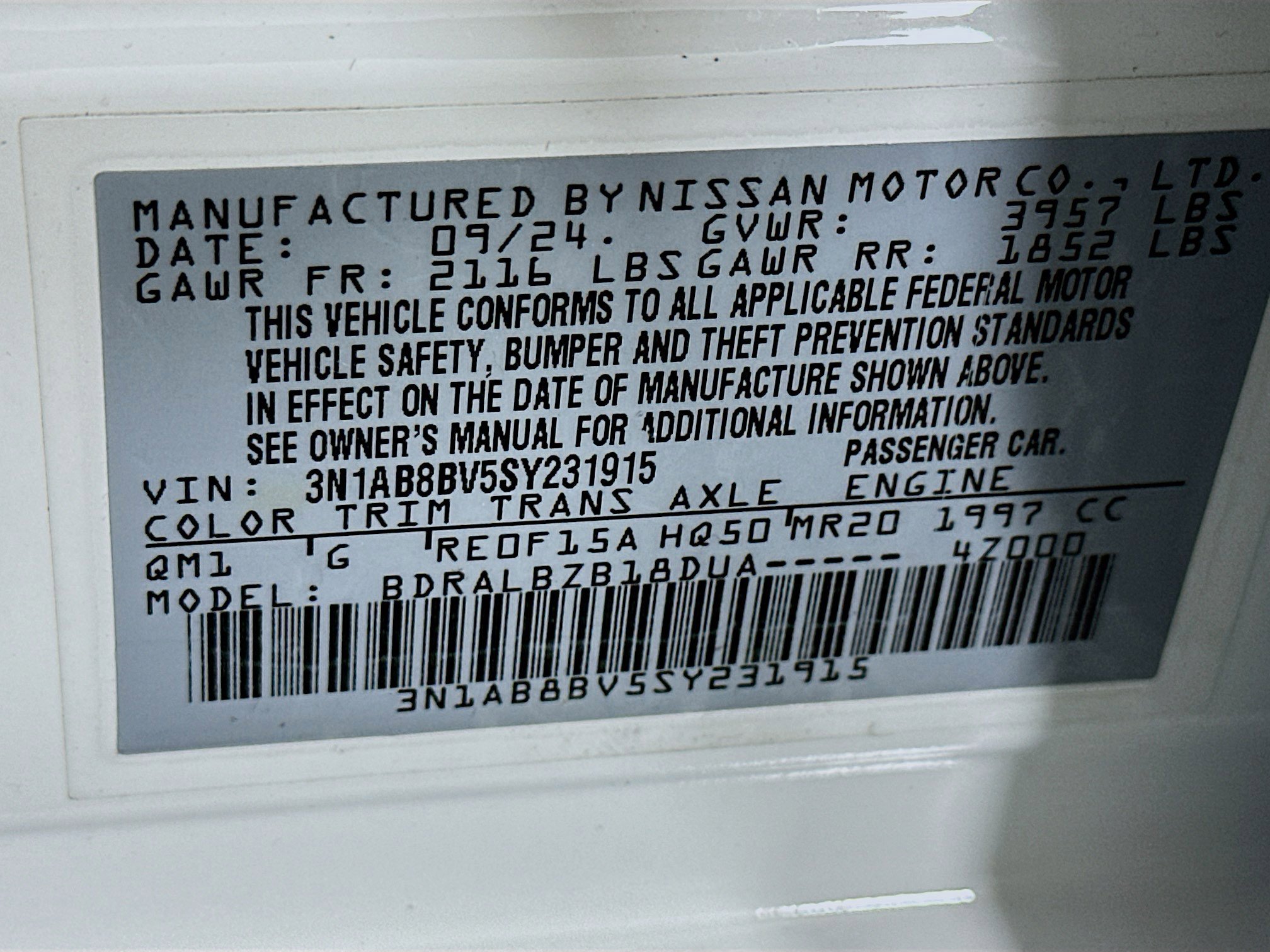 Used 2025 Nissan Sentra S image 12